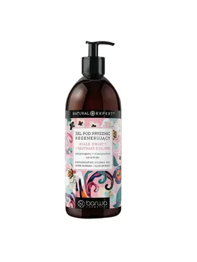 Natural Expert regenerating shower gel White flowers + olive extract 480ml