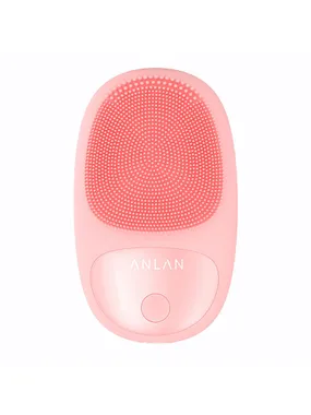 ANLAN Mini Silicone Electric Sonic Facial Brush with magnetic charging 01-AJMY21-04A (pink)