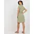 Light green shirtdress with linen from RUE PARIS.