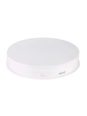 Puluz 30cm USB Electric Rotating Turntable Display White