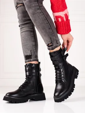 Black BIG STAR worker boots KK274506