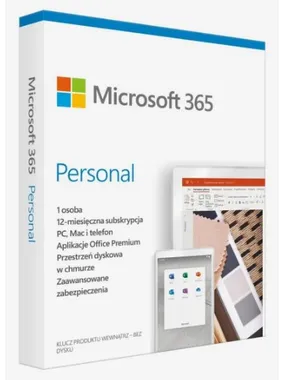 Microsoft 365 Personal PL (1 person; 5 devices ; 12 months; physical version; Poland) (EP2-32454)