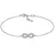 Timeless Infinity Silver Bracelet with Crystals JFS00633040