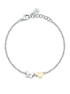 Beautiful bicolor steel bracelet Passioni SAUN38