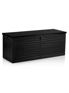 Garden gearbox 143.5 x 57 x 53.5 cm 390 liters black