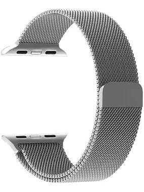 Steel Milan Pull for Apple Watch - Silver 42/44/45 mm