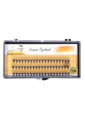 Nesura premium eyelash tufts 11mm 60 pcs