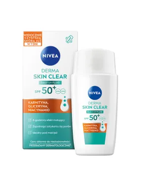 Derma Skin Clear Daily UV fluid SPF50+ under makeup 40ml
