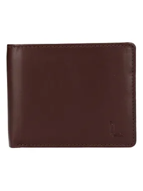 Men's leather wallet LG-7655 BRN
