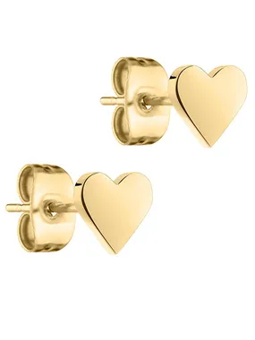 Romantic gold plated earrings TJ-0035-E-06