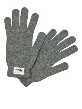JACHILL Men's Gloves 12263487 Dark Gray Melange