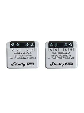 Set of 2 Shelly PM Mini Gen3 Controllers