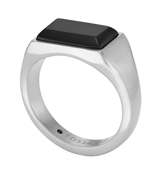 Modern men's steel ring All Stacked Up JF04603040