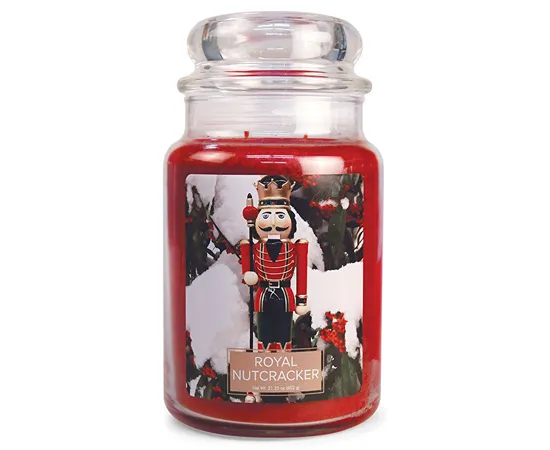 Scented candle in glass Royal Nutcracker 602 g