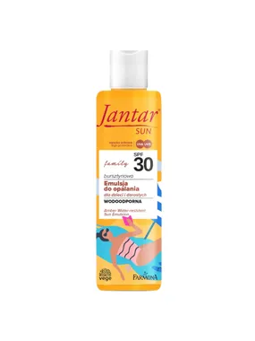 Jantar Sun amber waterproof sunscreen emulsion family SPF30 200ml