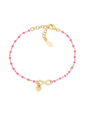 Beautiful gold-plated bracelet Infinite Love BRSMINGF1