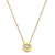 Jac Jossa Soul Gold Plated Diamond and Topaz Necklace DP918(Chain, Pendant)