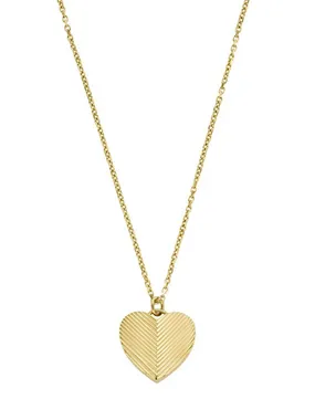 Lovely Gold Plated Heart Harlow Necklace JF04652710