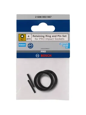 Set retaining ring and pin, for PRO Impact socket wrench 3/4", locking