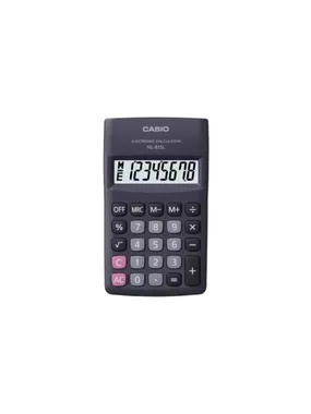CASIO HL-815L-BK BOX pocket calculator, 8-digit, 69.5x118mm, black