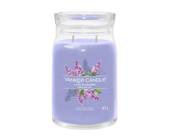 Aromatic candle Signature glass large Lilac Blossoms 567 g