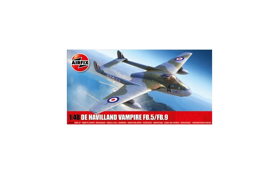 Plastic model De Havilland Vampire FB.5/FB.9 1/48