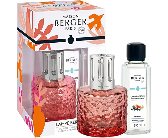 GIFT SET CATALYTIC LAMP Mirage Summer Coral + Fresh Spirit Refill 250 ml