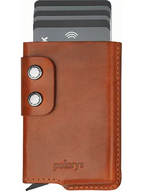 Men's leather wallet funky