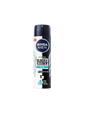 Men Black&White Invisible Fresh antiperspirant spray 150ml