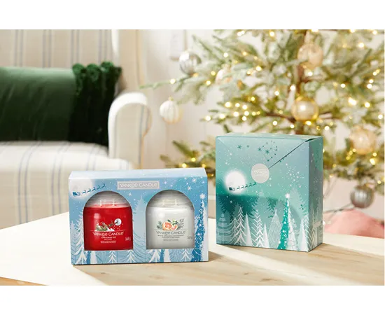 Christmas gift set Signature candles 2 pcs
