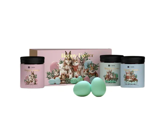 Happy easter set of soy candles 3x200ml
