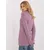 Women's purple Cable knit sweater