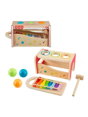 Wood Zabawka muzyczna Cymbałki Drewno