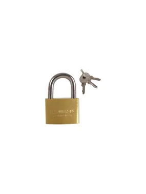 Padlock. brass 20mm pcs. 1 skin pack