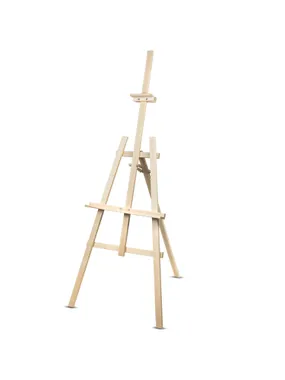 WOODOK painting easel 150 cm, stable beech wood, natural eco wood, for adults and children, professional artists