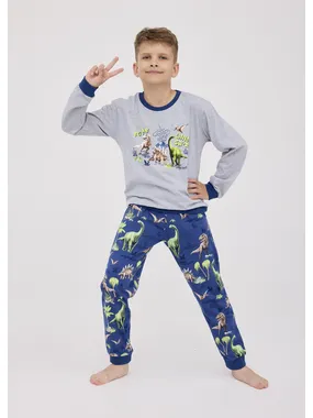 CORNETTE PYJAMAS CHŁ 966/163 DINOSAUR