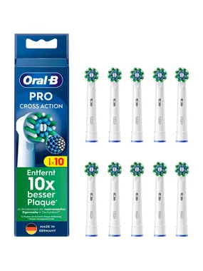 Oral-B Pro Cross Action brush heads pack of 10