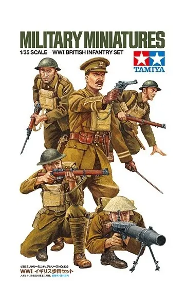 Plastic model WWI British Infantry Set