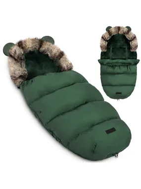 Sleeping bag for a trolley, sled Elmi Ricokids - Khaki