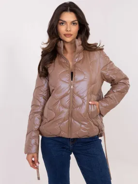 Women's dark beige winter jacket