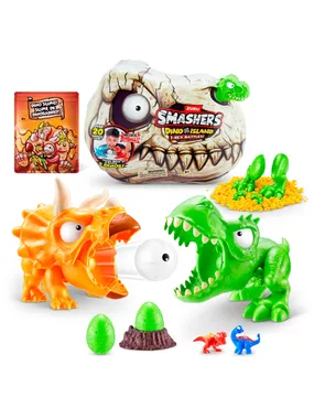 Smashers - T-Rex Battles Playset, Toy Figure