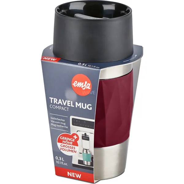 TRAVEL MUG Compact thermal mug 0.3 liters