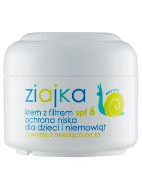 Ziajka cream with SPF6 filter for children and babies 50ml