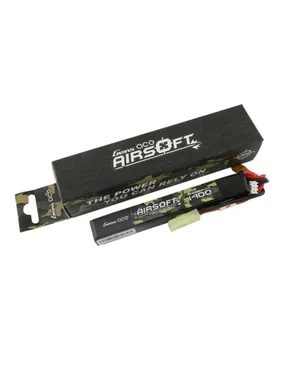 Gens ace 25C 1400mAh 2S1P 7.4V Airsoft Gun Lipo Battery with mini Tamiya Plug