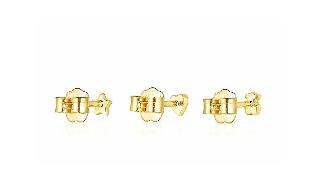 Cool Joy 1003190300 gold-plated stud earrings set