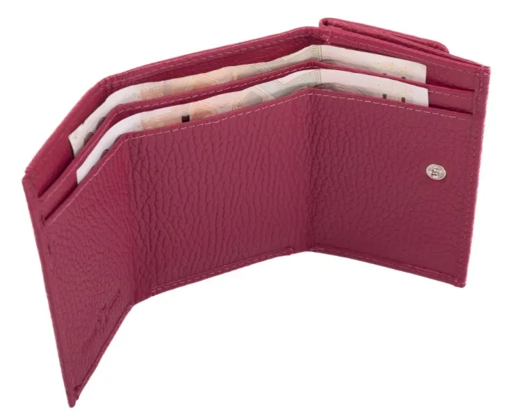 Women's leather wallet 1756 B viva magenta