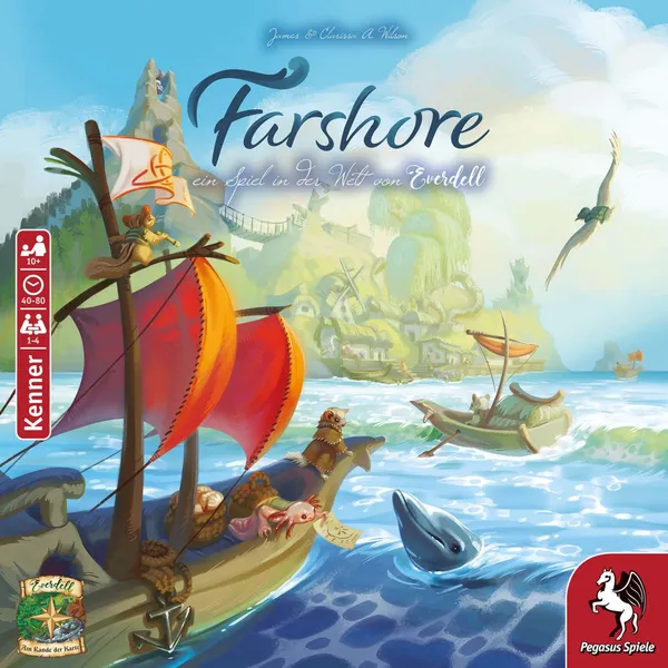 Farshore – A game in the world of Everdell, board game