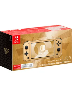 Switch Lite - Hyrule Edition, game console