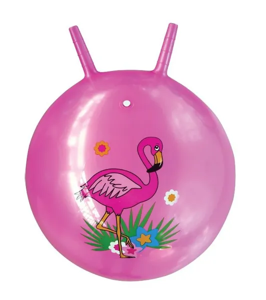 Ball for jumping with handles Flamingo 45 cm