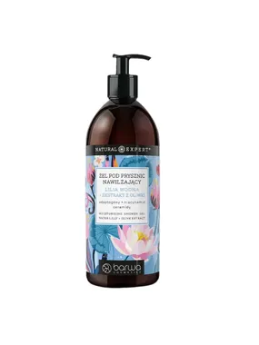 Natural Expert moisturizing shower gel Water lily + olive extract 480ml